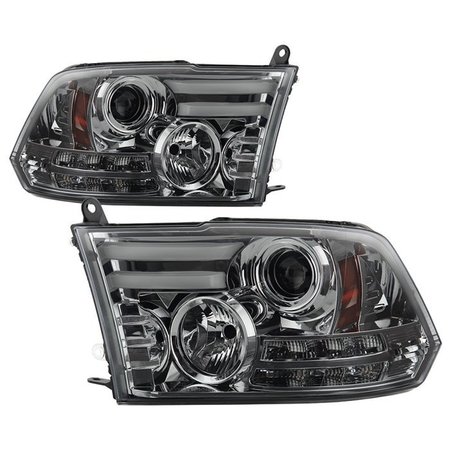 SPYDER AUTOMOTIVE 13-16 RAM PROJECTOR HEADLIGHTS (NOT COMPATIBLE ON MODELS W/ FACTORY DUAL LAMP/Q 5081735